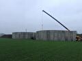 Bouw mestsilo's