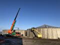 Bouw mestsilo's